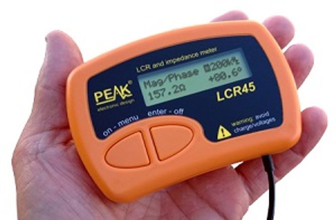 Hovedbilde LCR45 Passiv komponent impedans tester 
